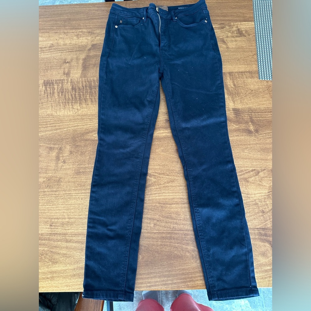 Women's Judy Blue Midnight Blue Garment Dyed Jeans Size 11 Skinny Jeans
